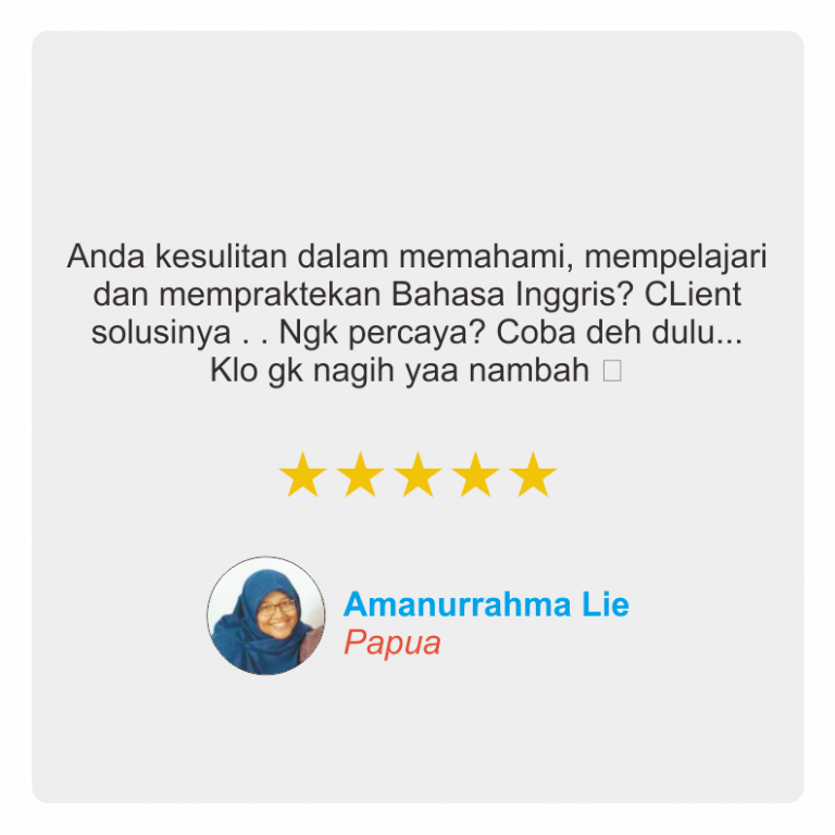 Testimoni Kampung Inggris 7