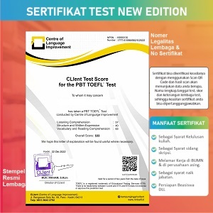 Sertifikat versi terbaru